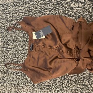 Abercrombie silk jumpsuit/ romper